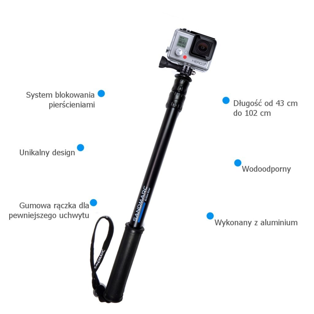 Monopod wysięgnik Black Edition Monopod wysięgnik Black Edition
