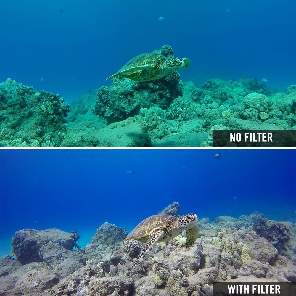 Zestaw 3 filtrów do nurkowania do GoPro HERO 11/10/9 Zestaw 3 filtrów do nurkowania do GoPro HERO 11/10/9