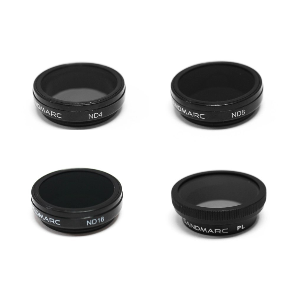Zestaw 4 filtrów do GoPro (PL, ND4, ND8, ND16) Zestaw 4 filtrów do GoPro (PL, ND4, ND8, ND16)