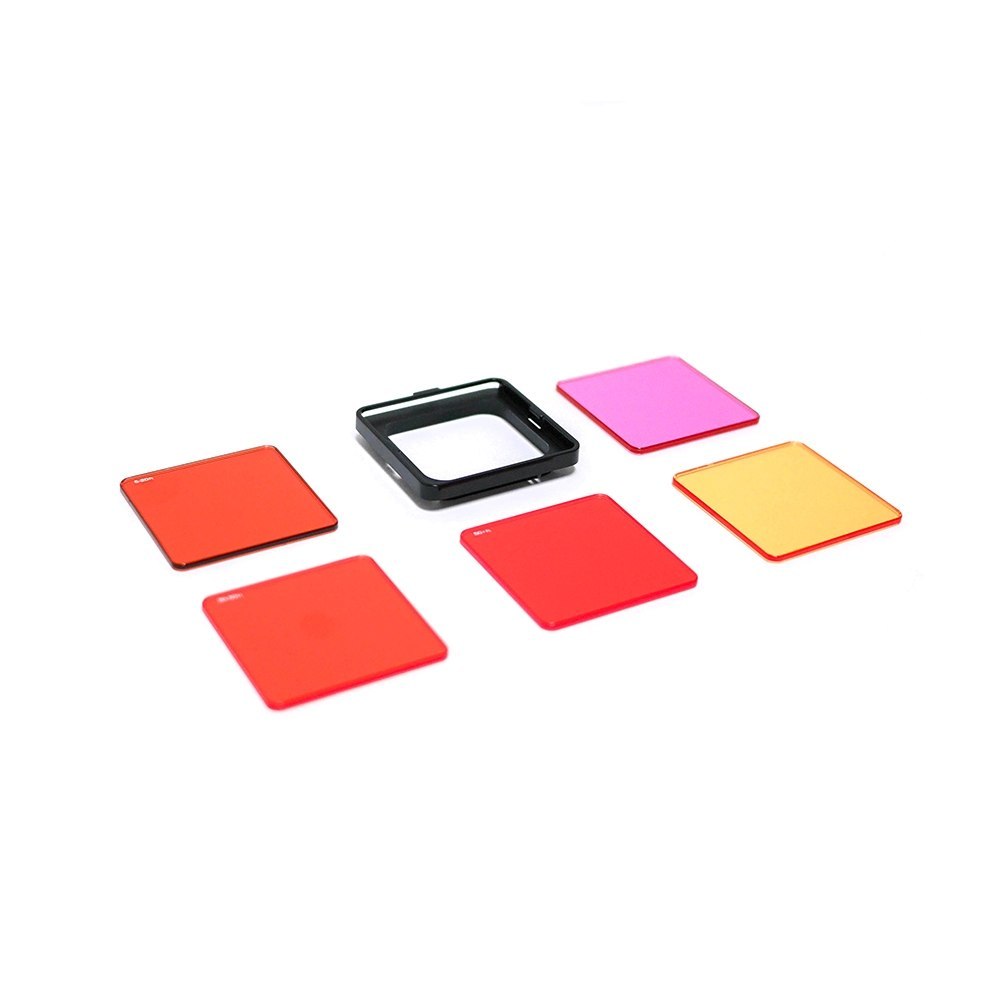 Zestaw 5 filtrów do nurkowania do GoPro HERO 7/6/5 w obudowie wodoodpornej Zestaw 5 filtrów do nurkowania do GoPro HERO 7/6/5 w obudowie wodoodpornej