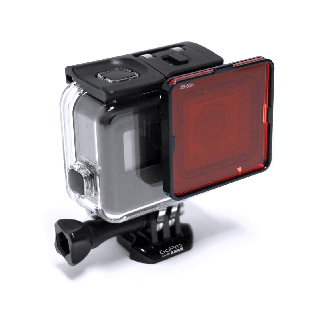 Zestaw 5 filtrów do nurkowania do GoPro HERO 7/6/5 w obudowie wodoodpornej Zestaw 5 filtrów do nurkowania do GoPro HERO 7/6/5 w obudowie wodoodpornej